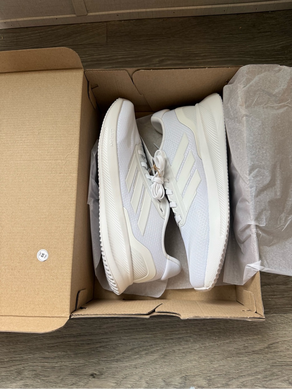 Adidas Women’s Cloudfoam White Athletic Sneakers